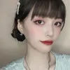 Boucles d'oreilles papillon de tempérament classique pour femmes, mode coréenne, bijoux en acier inoxydable, doux et Sexy, usage quotidien