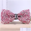 Bomboniera con diamanti Papillon Cravatta Bar Decorazione festival Bowknot Matrimonio Drop Delivery Casa Giardino Forniture festive Evento Dhk9F