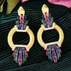 Boucles d'oreilles pendantes Jimbora tendance doux grand pour les femmes bohème géométrique goutte boucle d'oreille 2024 Brincos femme bricolage bijoux de mode