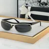 Gepolariseerde ovale vorm Steampunk Designer Shades Y2K Klassiek CH71557 Kleine volledig metalen frame zonnebril Omrande zonnebril Lunette De Soleil Heren Dames Universeel