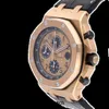 Pilot Watch Top Wristwatch AP Wrist Watch Royal Oak Offshore 18K Rose Gold Automatic Mechanical Mens Watch 26470OR Second hand Luxury Watch 26470OR OO A002CR.01