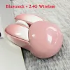 Mouse Mouse da gioco Mouse kawaii per PC Mouse per computer Wireless Giochi carini Mouse design coniglio Mouse ergonomici 3D silenziosi USB per laptop