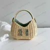 Designer Bag Totes Digner Embroidered Female Bag Hollow Rafia Straw Tote Luxury Brand Summer Beach Woven Bag Handbags Luxurious stylisheendibags