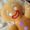 Pillows 3060cm Cartoon Cute Gingerbread Man Plush Toys & Pendant Stuffed Baby Appease Doll Biscuits Man Pillow Reindeer for Kids