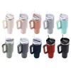 40oz 10 couleurs poignée glace Ba tasse d'isolation 304 voiture tasse isolation bière froide Cola voiture eau tasse