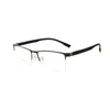 Sunglasses Vazrobe 150mm Oversized Reading Glasses Men Anti Blue Light Big Eyeglasses Frame Male Spectacles Semi Rimless 0 150 250 200 300