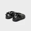 Sandalen Luxus Kinder Sommer ldrens Jungen Mädchen Schuhe Größen 26-35 Goldniete Dekoration Kleinkind Baby Schwarze Hausschuhe Inklusive MarkenschuhboxH24229