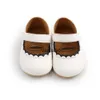 Premiers marcheurs nouveau bébé chaussures garçon fille en cuir semelle en caoutchouc anti-dérapant enfant en bas âge berceau nouveau-né mocassinsh24229