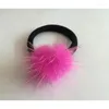 Haaraccessoires 2 stks/set Mini Kleine Zachte Bont Pompom Bal Kinderen Elastiekjes Grijper Pom Haarbal Meisjes Kids Ties