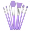 Makeup Brushes 4pcs Silicone Face Mask Upgraded Soft Applicator For Mud Clay Charcoal Mixed