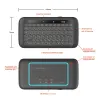 Claviers H20 Touch Keyboard 2.4 GHz Mini Wireless Keyboard Backlight TouchPad Air Mouse IR LEVING Remote Control pour Android TV Box PC