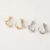 Stud Earrings 2PCS For Women Gold Plated Superior Quality Ear Studs With Zircon Antler Design Jewelry Findings Making