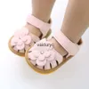 Babyschoenen Nieuwe Baby Baby Schoenen Jongen Meisje Peuter Flats Zomer Sandaal Bloem Zachte Rubberen Zool Antislip Wieg WalkerH24229