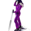 Conjuntos novo grosso quente terno de esqui feminino à prova dwindproof água à prova de vento esqui e snowboard jaqueta calças conjunto feminino trajes de neve ao ar livre wear