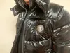 Лондонский пуховик Trapstar, парка, мужская зимняя блестящая черная теплая верхняя одежда в стиле хип-хоп с вышивкой