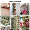 装飾的な花牡丹花バイン再利用可能なアレンジ花植物250cm環境に優しい家の装飾クラフトアーチ装飾