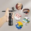 Machine Airbrush Nail avec compresseur Airrogant portable pour les ongles Gâteau de tatouage Paint Paint Air pistolet pistolet Oxygène Injecteur