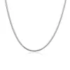 Platerade Sterling Silver Chains 16 18 20 22 24inchs 3mm Men's 3M Snake Bone Necklace SN192 TOP 925 Silver Plate Chains Neckla274Z