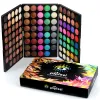 Ombre 120 couleurs Palette de maquillage paillettes ombre à paupières palettes multicolores palette de fard à paupières mat