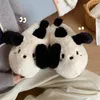Hausschuhe ASIFN Damen Baumwolle Indoor Winter Modische und warme weiche Sohle Bequeme süße Cartoon-Hunde-Plüschschuhe Student