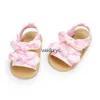 Erste Wanderer Neue Weibliche Baby Sandalen Flache Schuhe PU Tuch Boden Anti-rutsch Krippe Neugeborenen Tag Gehen Kleinkind Mädchen sommer ShoeH24229