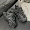 Luxe designer sneakers Tripler 3st Vrijetijdsschoenen Paris triple s Heldere drielaagse zool tripler dames Sneakercombinatie Kristalbodem Mode Dikke schoen