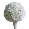 Decorative Flowers 45cm 2pcs/lot Wedding Artificial Hydrangea Rose Road Lead 2/3 Round Table Centerpiece Flower Ball Stage TONGFENG