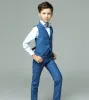 Set Prince Boys Wedding Suit Kids Shirt Shirt Pants Bowtie 4pcs Suit Fotography Ceremonia di compleanno per bambini COSTUMENTO TEENAGER SET