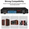 Lautsprecher SUNBUCK 2200 W Bluetooth 5-Kanal-Leistungsverstärker HiFi-Stereo-Lautsprecherverstärker, unterstützt FM-Radio, 2 Mikrofone, USB-SD-Karteneingang