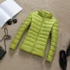 Coats Women 2022 Winter New Ultra Light Packable Duck Down Jacke Plus Size 5XL 6XL 7XL Female WindResistant Breathable Puffer Coats