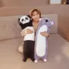 Dolls 50130cm Giant Panda Plush Toy Cylidrical Animal Bolster Pillow Koala Gevulde knuffel Kinderen Slapende vriend