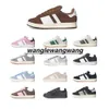 2024 Casual sneaker Campus 00s roze gloed heren dames platformschoen lage lederen trainers Og veganistisch wit kauwgom fluwelen schoenen heren sport