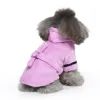 Serviettes de luxe peignoir chiot pyjama capuche serviette absorbante avec super séchage robe de chien douche pour animaux de compagnie et épaissie rapide
