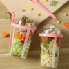 Storage Bottles 400ml Portable Breakfast Cups Oatmeal Cereal Nut Yogurt Salad Cup Container Lunch Bento Bowl Bottle Box