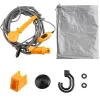 Laveuse 12v Camping Garniture de douche à haute pression Pumpe électrique Rouqueur électrique pour le camping extérieur