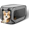 Transporteurs Portable véhicule Cage pour animaux de compagnie voyage en plein air grand siège de voiture pliable chien chenil maison de chat sûr respirant clôture pour animaux de compagnie fournitures pour animaux de compagnie