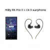 플레이어 Hiby R6 Pro II / R6 Pro Gen 2 Android Music Player Wi -Fi Bluetooth USB DAC 헤드폰 AMP MQA 16X DSD1024 PCM1536KHZ 1080P 5000MAH