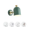Wall Lamp Colorful Adjustable Modern Sconce Plug-in On/Off Switch Steel-Blue/Green /Yellow Minimalist Bulb Not Included
