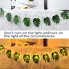 Strings String Light Creative Shape Soft Lighting Fairy Realistic Looking Clear Veins Battery Operated Leaf-Shaped LED Lamp