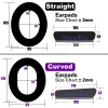 Acessórios misodiko almofadas de ouvido atualizadas, substituição de almofadas para fones de ouvido audiotechnica ath m50x/m40x/m30x/msr7/g1wl/pdg1