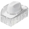 Bérets Femmes Strass Cowgirl Cowboy Chapeau Large Bord Diamant Glitter Western Cosplay