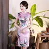 Women Evening Party Dress Traditionell Chinese Cheongsam Slim 6xl Sexig Female Vestido Classic Dresses 240226