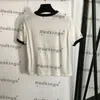 Moda jacquard t shirty żeńskie koszulki z dzianiny