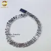 Iced Out Jewelry New Arrival 925 Sterling Silver Hip Hop 18mm Moissanite Miami Cuban Link Chain