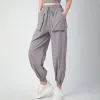 Outfit Donna S5XL Pantaloni sportivi Pantaloni da corsa a vita alta Pantaloni sportivi oversize larghi sottili Quick Dry Allenamento in palestra Pantaloni Harem Yoga Donna