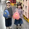 Sacos escolares jardim de infância crianças pato mochila net vermelho bonito menina bebê mochila menino lona moda desenhos animados