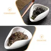 Skedar 1 Ställ in kinesiska te -kärl Kungfu Spoon Porslin Scoop Teaware Accessories For Coffee Bean Sugar