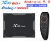 X96 Max Smart TV BOX Android 90 Amlogic S905X3 Quad Core 4GB 64GB 24G5GHz Wifi Bluetooth 1000M 8K Set top box with Voice Remot1159435