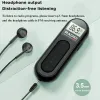 Radio Pocket FM Radio Mini With Clip Rechargeable Conference Tour Guide Racing Portable Lavalier Radio Receiver 2023