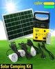 Lampes solaires Générateur portable Camping en plein air Puissance Mini DC10W Panneau de charge LED Système d'éclairage Kit Télécommande Radio FM9153884